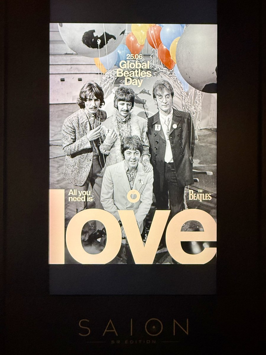 rokko_starr's tweet photo. こちらの特別上映会になんとなんとご招待していただきました！

あのAll You Need Is Loveを大画面で観ることができて、感無量でした！！

All I Need Is The Beatles!

@usm_thebeatles さん
最高の体験をありがとうございました！

#GlobalBeatlesDay https://t.co/KTf5grUQMu