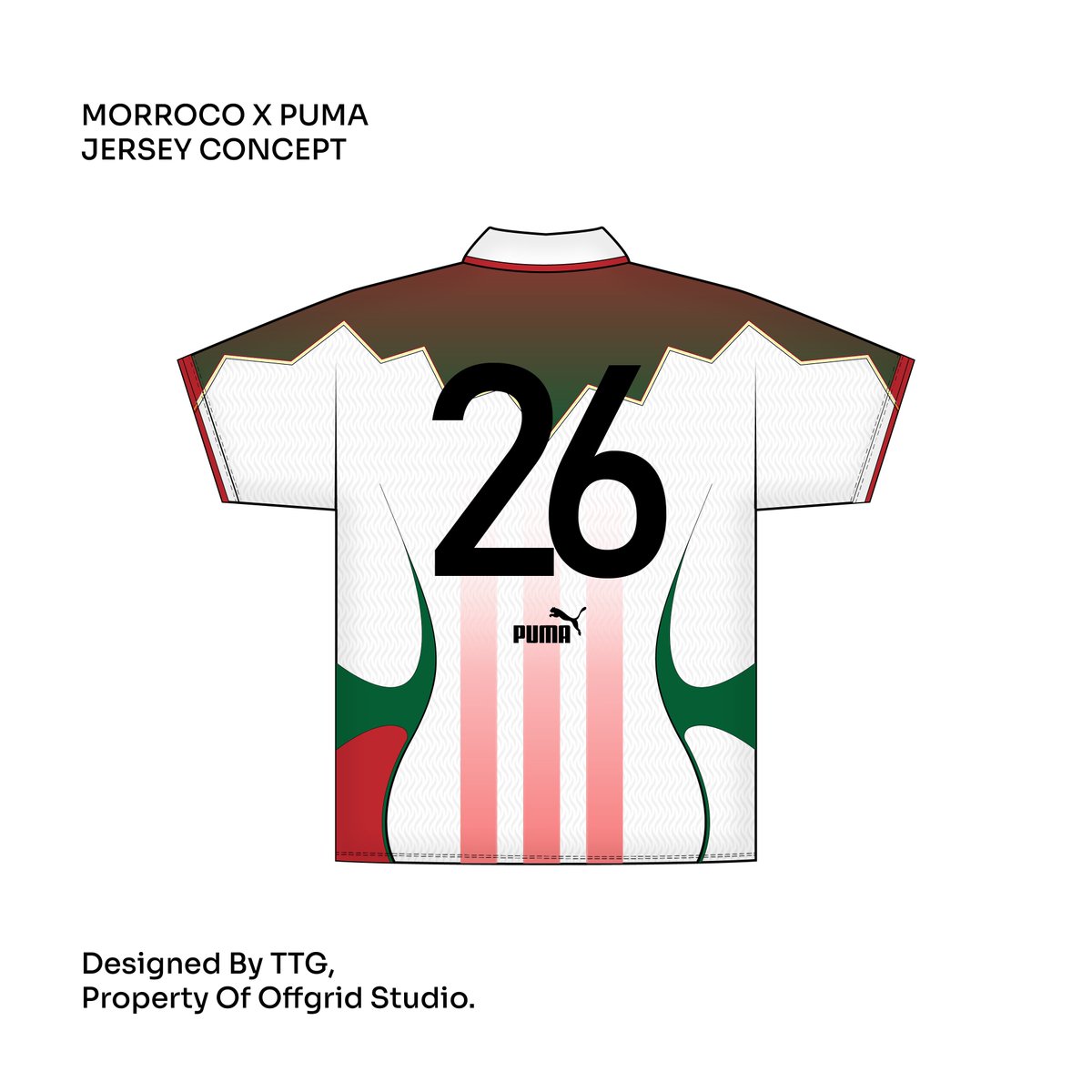 torbthegreat's tweet photo. Jersey Concept design for @PUMA * @MoroccoWNews https://t.co/1YIMA5E4t2