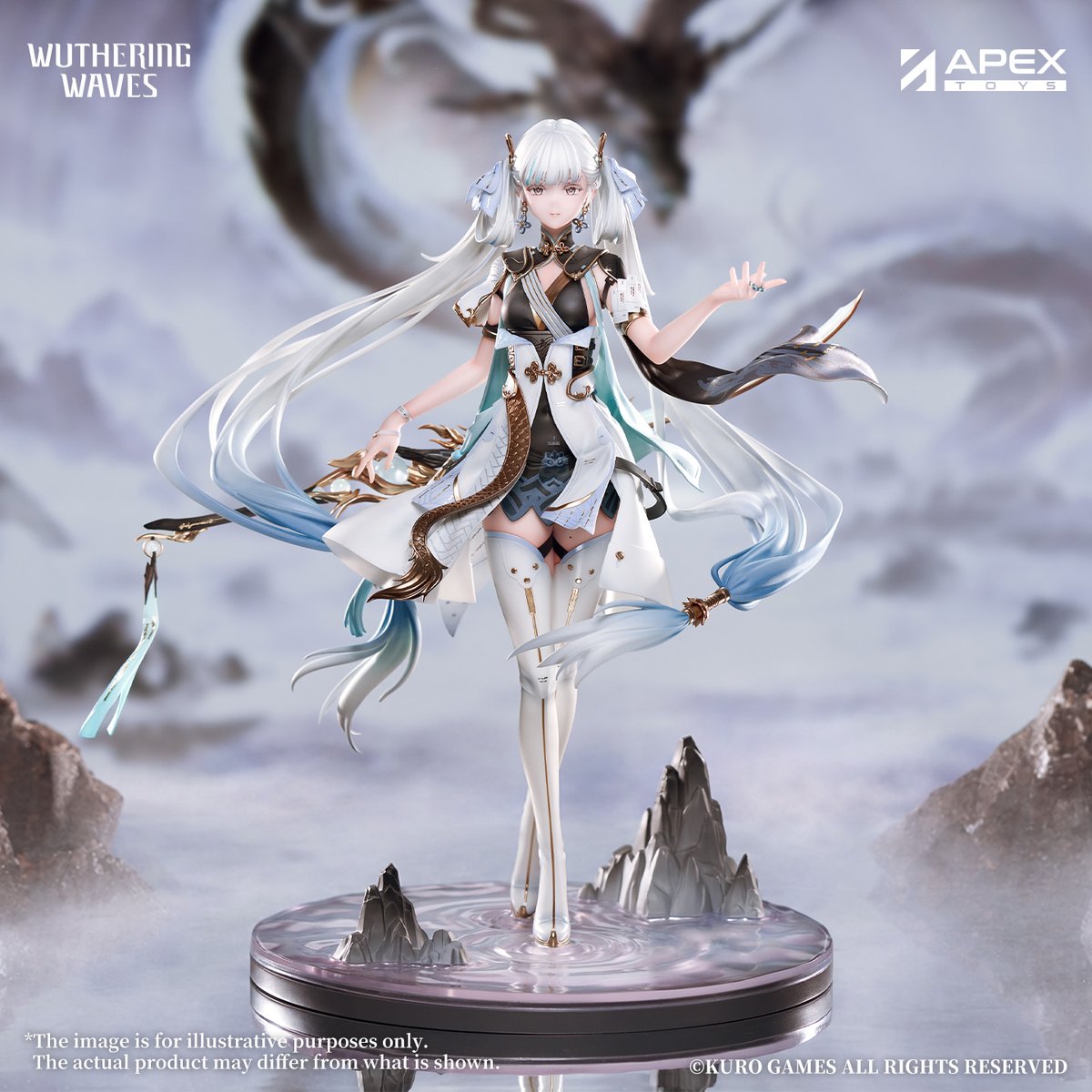 KuroMerchandise's tweet photo. ★Wuthering Waves | Jinhsi 1/7 Scale Figure Pre-order Starting Soon!★

"I will stand by you as we face whatever the future holds, together."

From the game Wuthering Waves, the Magistrate of Jinzhou, "Jinhsi," makes her figure debut!

[Wuthering Waves Jinhsi 1/7 Scale Figure] Pre-orders open July 3rd!

A limited bonus [Jinhsi PET Shikishi] is included with figure purchase!

#WutheringWaves