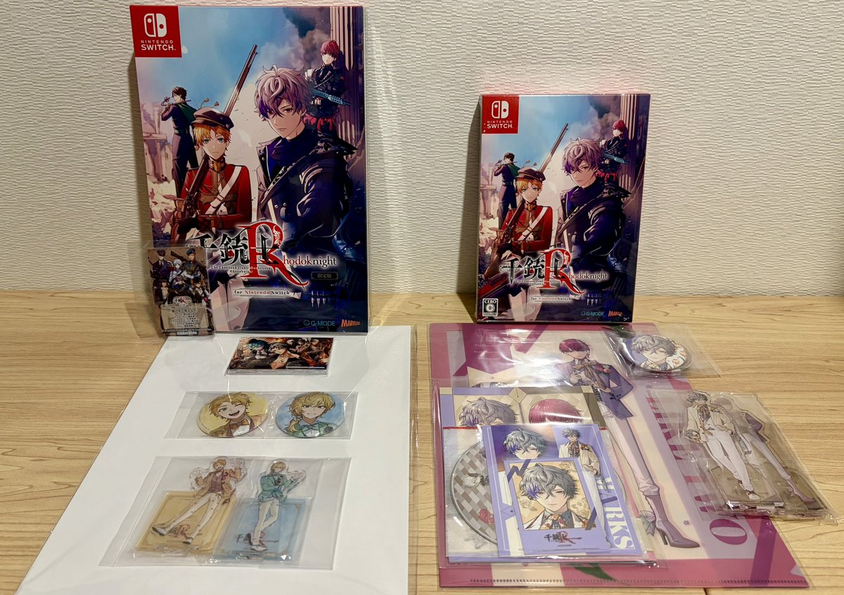 千銃士：Rhodoknight for Nintendo Switch(限定版＆通常版) 届いた