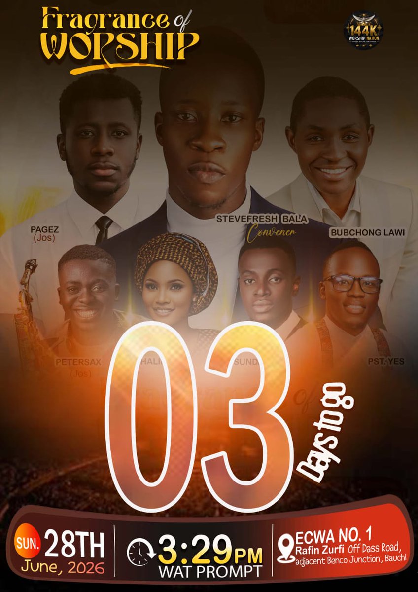 PagezSamuel1's tweet photo. Bauchi, it’s your weekend! 

I’ll be coming to fellowship with you, and God’s already lined up other great ministers to be a blessing.

Make plans to be there. It’s going to be special.  
Blessings! https://t.co/AHKHtV8T4x