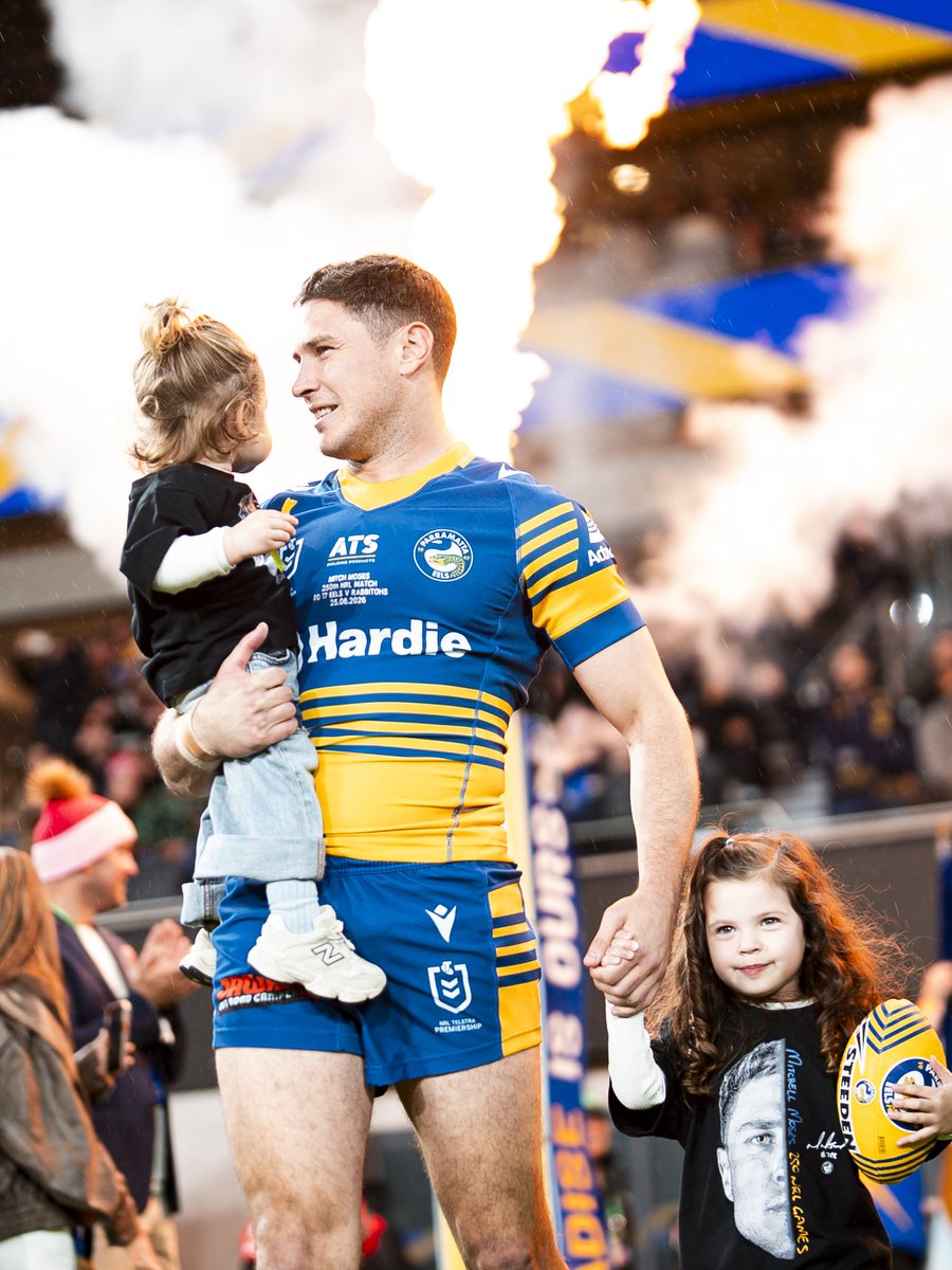 TheParraEels's tweet photo. Congratulations, Skip 🫡

#PARRAdise #moses250 https://t.co/q7GB9UaO36