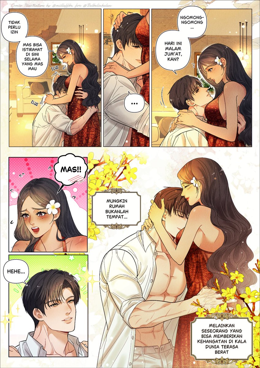belbelinbulan's tweet photo. Reaksi Mas #Zayne kalau istrinya pakai daster batik 🥰

Illustrated by the lovely @millovienne / millaffbr_ (IG) ♥︎ https://t.co/oGMPAwn8vT