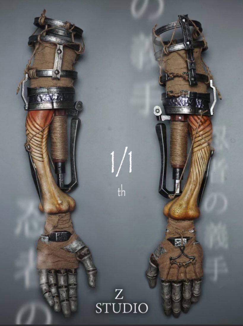 AkadoHimself's tweet photo. Sekiro 1:1 Shinobi Prosthetic https://t.co/tvUt4wlgSF