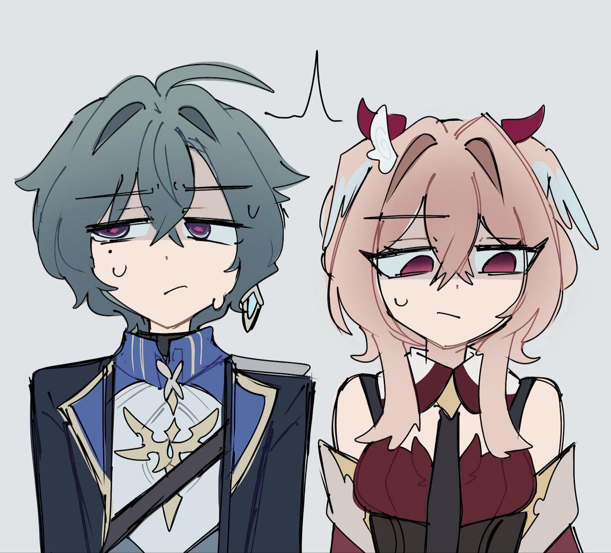 cikacina's tweet photo. 로헨과 리네아에게 무슨 일이 있었던 건지... TT >< 

What happened with Lohen and Linnea.. TT ><

#lohen #linnea #lohnnea #genshin #genshinfanart #genshinimpact https://t.co/LETsAfyA59