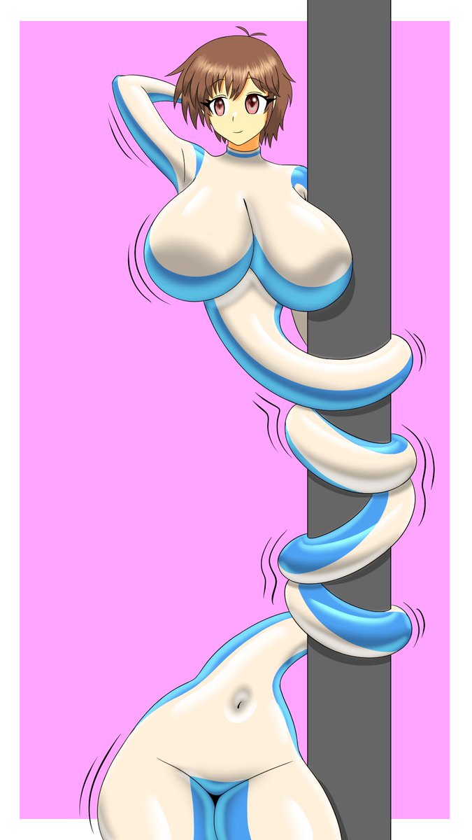 BubblayHeart's tweet photo. Made a fanart for legacy elastic artist Yooi on deviantart of his lovely elastic girl Gummy! Oh the old days of 2017 when i searched up elastic girls and she came up very often heh 💗💗💗 https://t.co/3h1Gy0yr3V