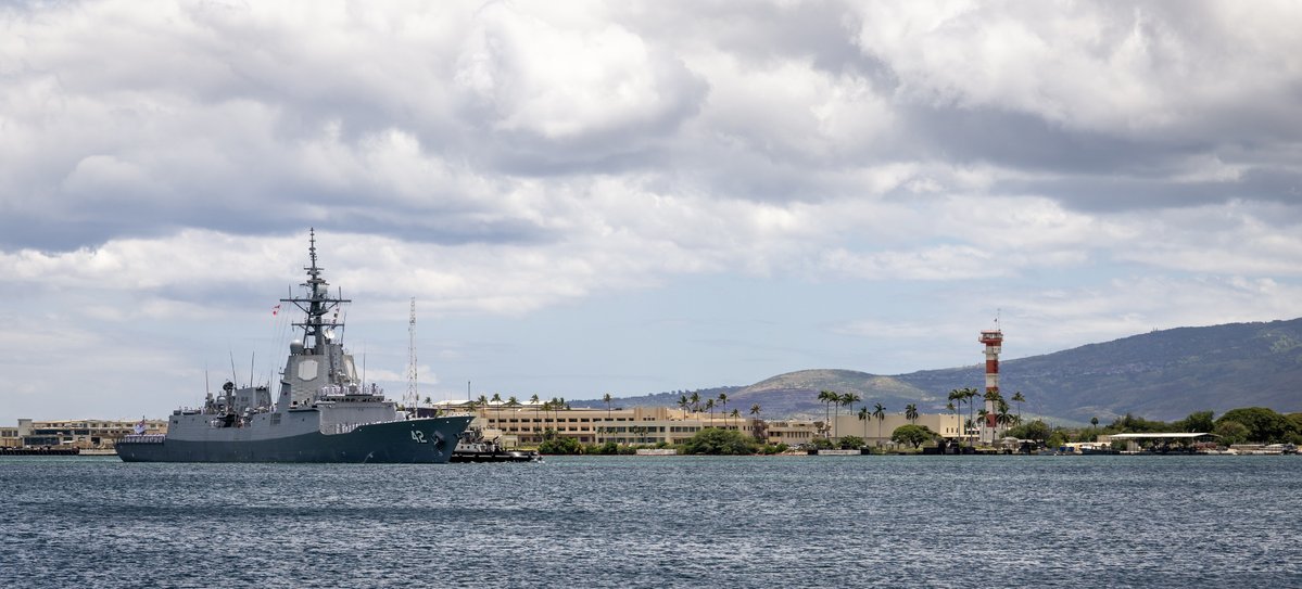 hqjoc's tweet photo. #YourADF have arrived in Hawaii for the 30th iteration of #RIMPAC, the world’s largest maritime exercise.

HMAS Sydney, ADV Guidance, and P-8A &amp; E-7A Wedgetail aircraft join 30 nations to strengthen interoperability and Indo-Pacific maritime security.

📖: https://t.co/Qs8wM60syk https://t.co/wqirqM3wjY