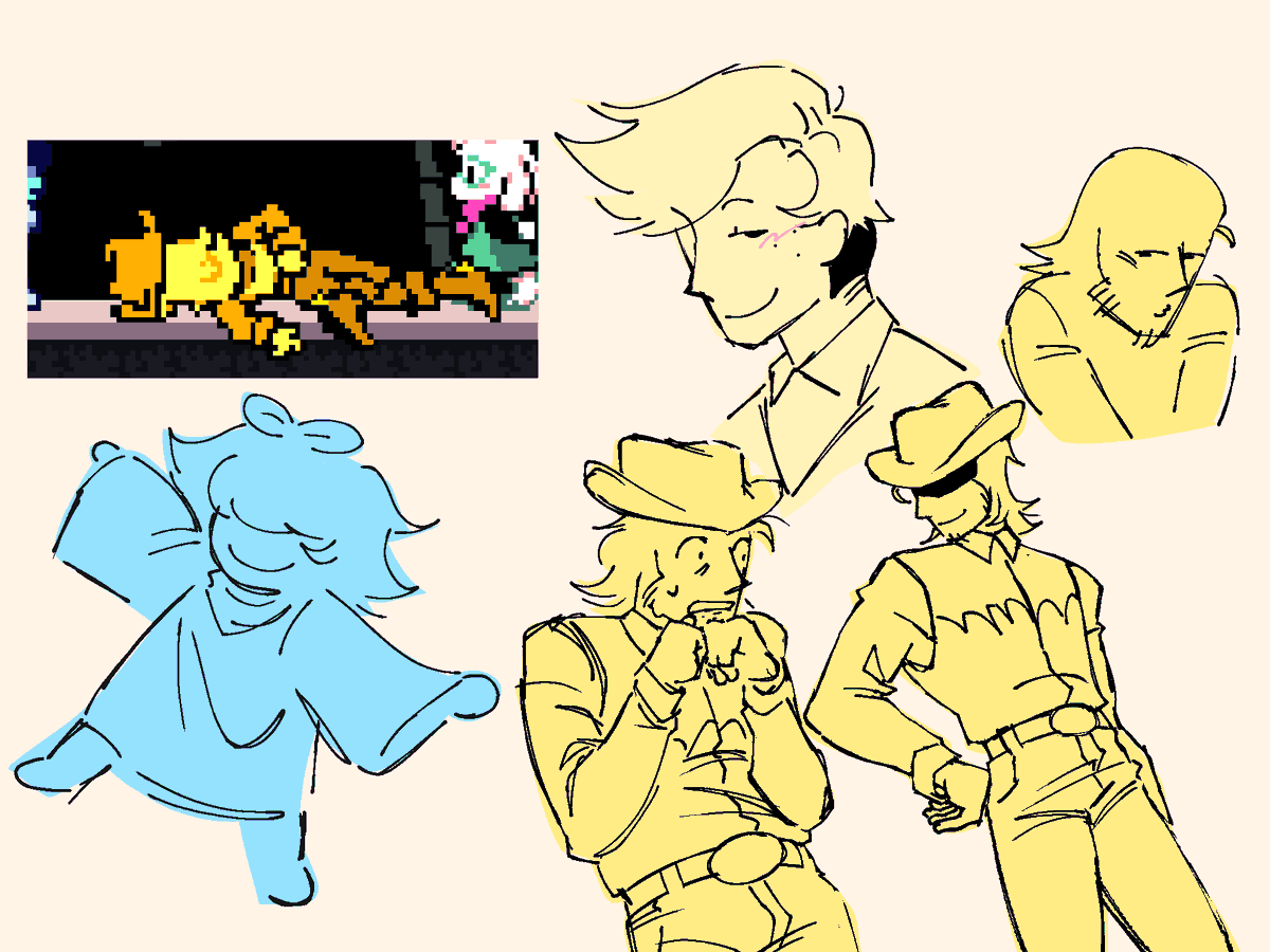 ironcladangel's tweet photo. deltarune chapter 5 doodles https://t.co/Cu7HJjrIxs