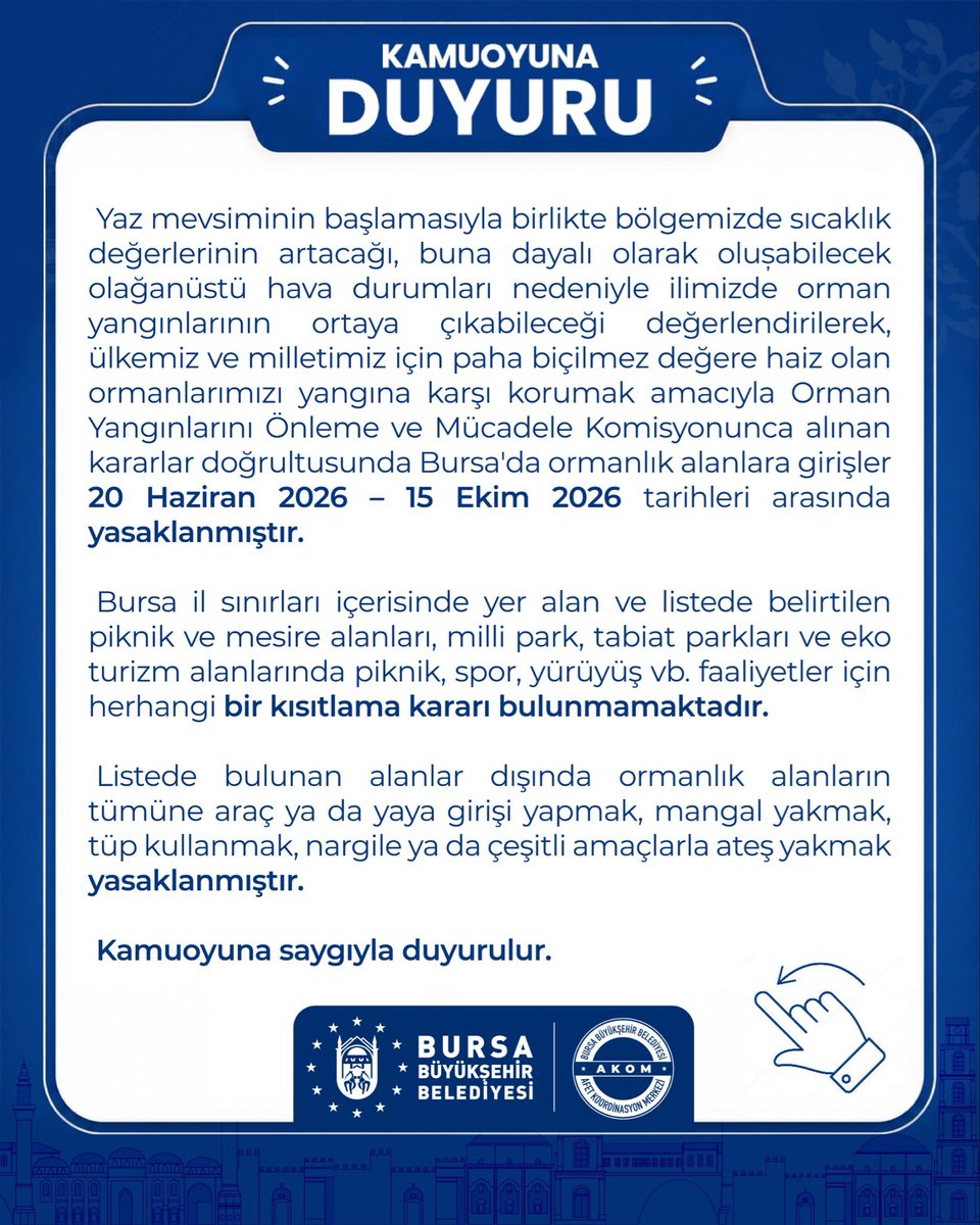 bursabuyuksehir's tweet photo. KAMUOYUNA DUYURU 📢

📌Detaylar için yana kaydırınız. https://t.co/SRhaPtxKxp