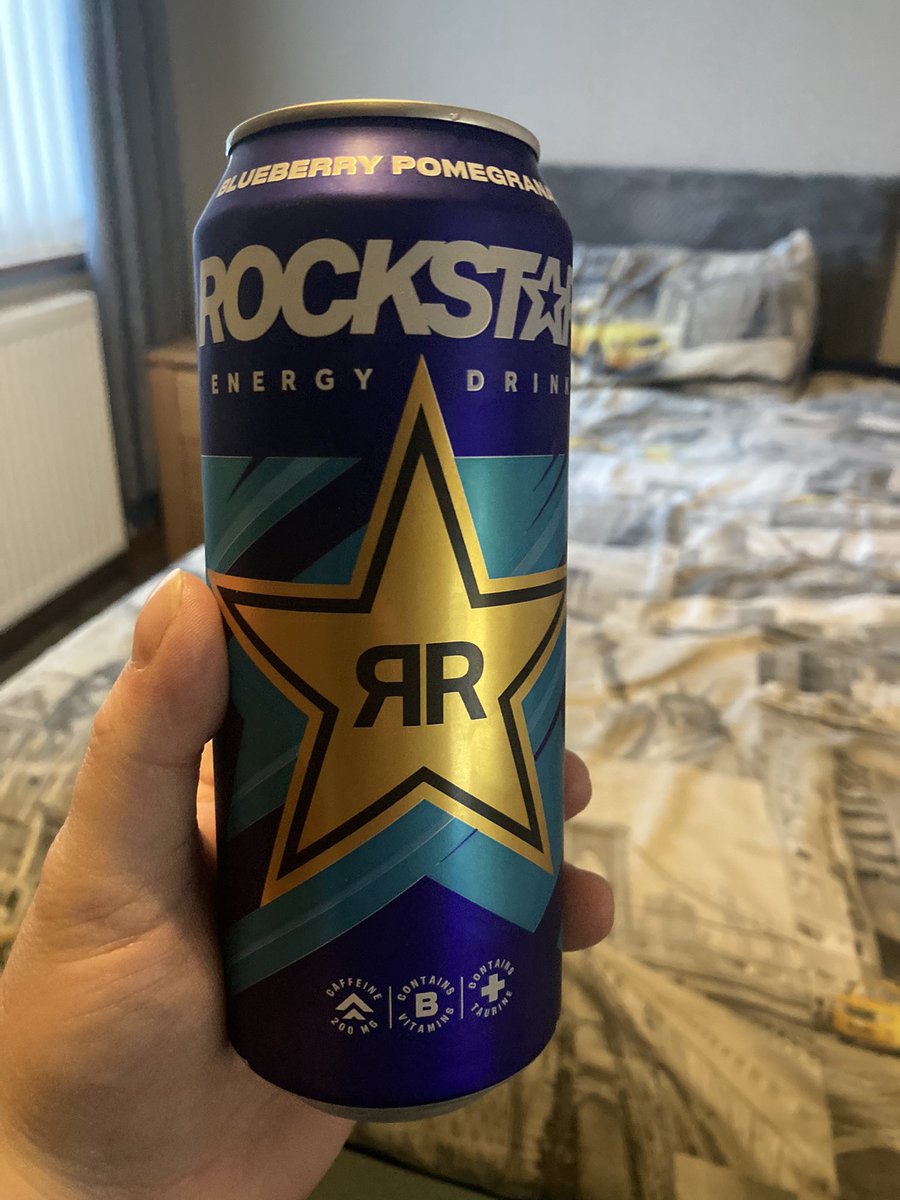 JamesLogan500's tweet photo. @Rockstar_Energy @rockstarenergy
#AnotherDayAnotherRockstarEnergy yesterday was day 840 of drinking the fourth best flavour (EL mango) can and it gets a 9.5/10 for me and today is day 841 of drinking the best rockstar flavour (blueberry pomegranate) it’s still a 10/10 for me https://t.co/co5gYoKll3