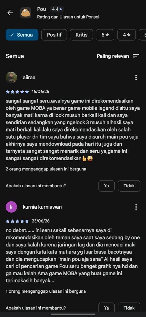 mlbbfess's tweet photo. ml! ulasan game pou isinya warga mole😭😂 https://t.co/t2NoAlxafJ