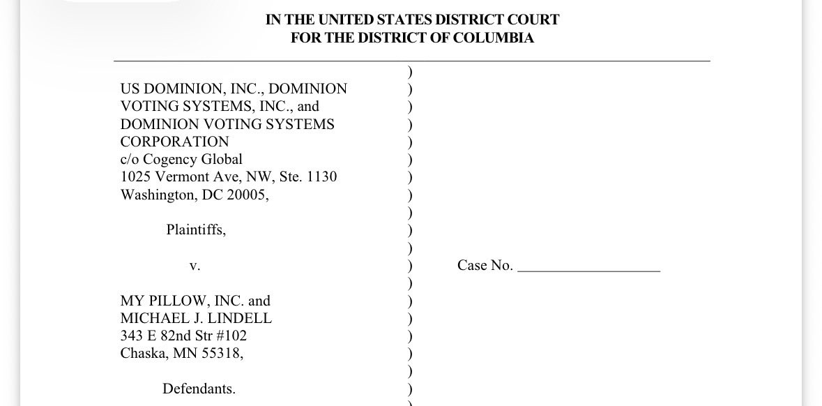 BreannaMorello's tweet photo. 🚨BIG NEWS🚨

Dominion Voting Systems has DROPPED their $1.5 BILLION defamation lawsuit against Mike Lindell and MyPillow.

Dominion had previously sued Fox News for defamation, but Fox settled for $787.5 million.

In October 2025, Dominion was sold to Liberty Vote which is owned by former Republican elections director Scott Leiendecker.