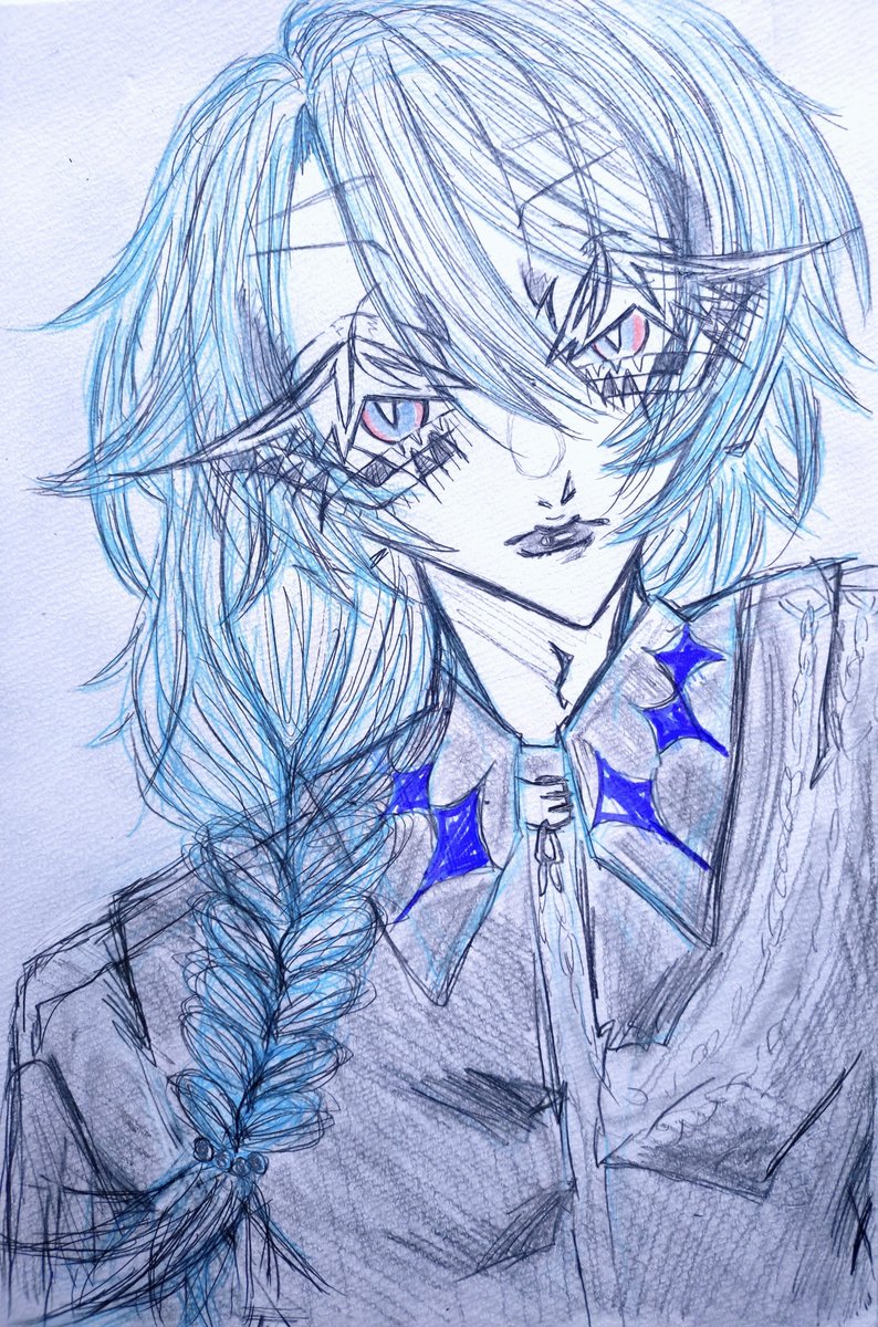 Kaedenndemn's tweet photo. 練習🐙🌟

#ショウゾウ画 https://t.co/XNuzaPzNfd