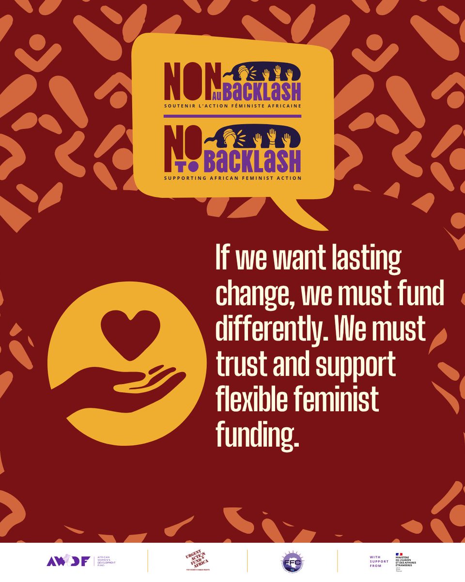 UAFAfrica's tweet photo. Movements cannot thrive on short-term support. 
They need trust, time and the freedom to respond when it matters most. When solutions carry long-term impact. 
Feminist Funds are standing with activists for the long run.
Supporting flexible feminist funding
 #NoToBacklash https://t.co/Lcud00NU5H