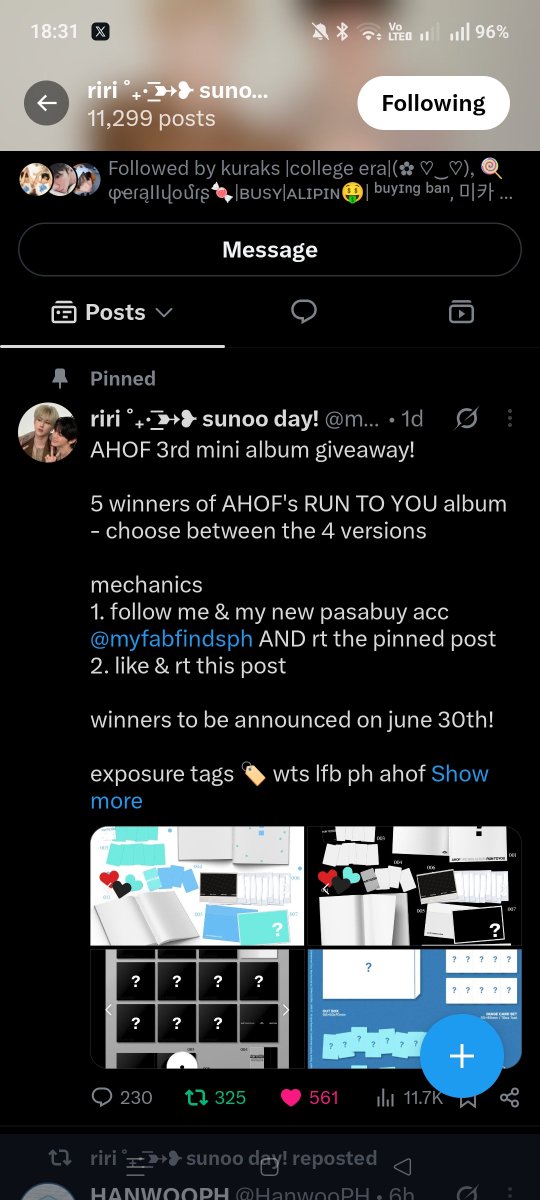 Stejaywonism's tweet photo. @mygaeulaxy @myfabfindsph #AHOF #아홉 
#RUN_TO_YOU https://t.co/O8frEN7tEo