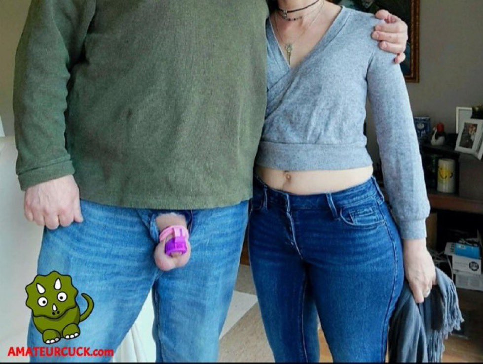 blackmailasso1's tweet photo. Look at this locked little cuck in his tiny chastity cage, standing next to his gorgeous hotwife who deserves real men only 😈 He’s denied, humiliated, and loving every second of it…
Real cucks know the feeling. DM if you’re ready to be locked and exposed ����
#Cuckold #Chastity https://t.co/qtPY5IKGCZ