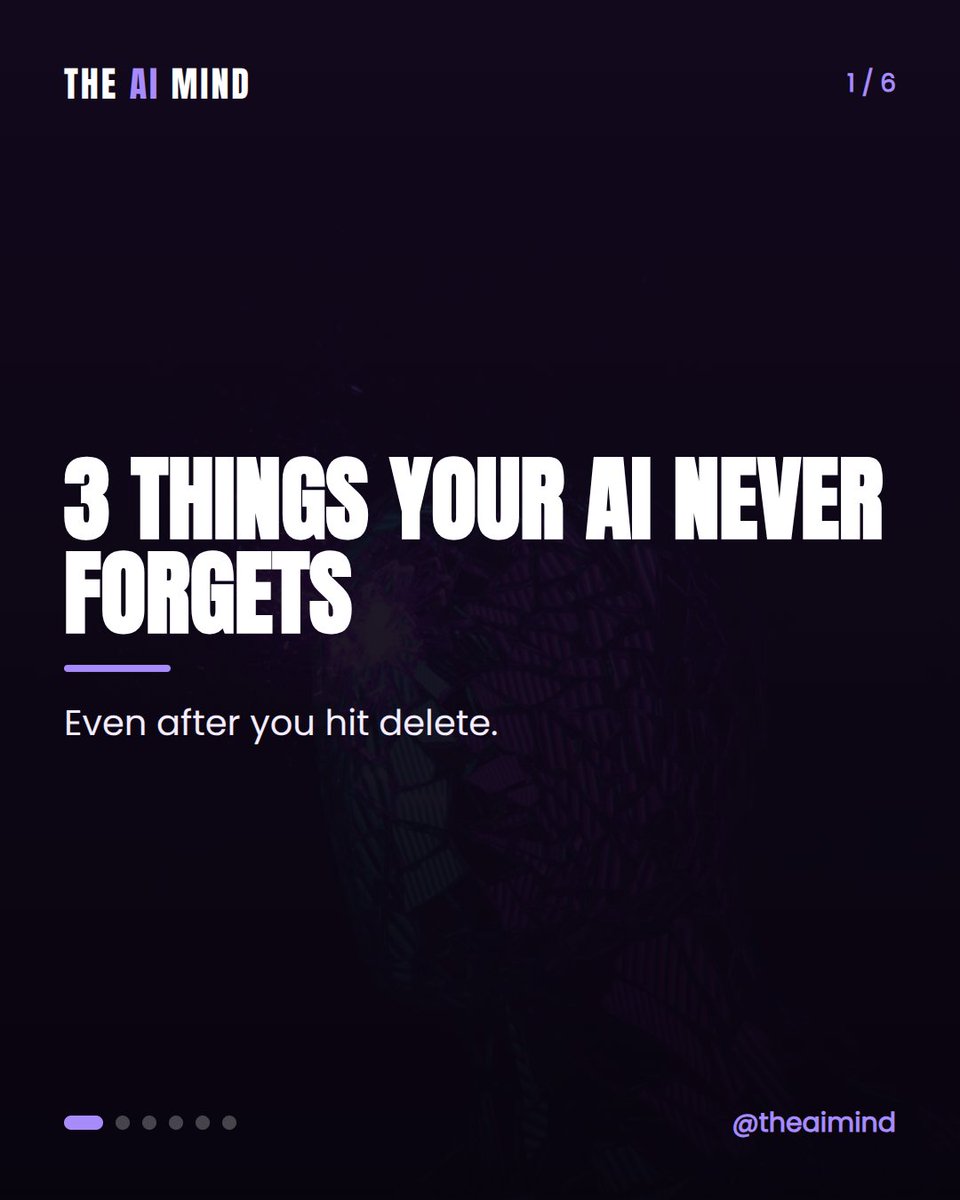 anj_global_AI's tweet photo. Your AI doesn't store your chats, but it absolutely remembers how you think. The weights encode your correction patterns, your reasoning structure, your implicit rewards. #ai #machinelearning https://t.co/jsDw2XqjWp