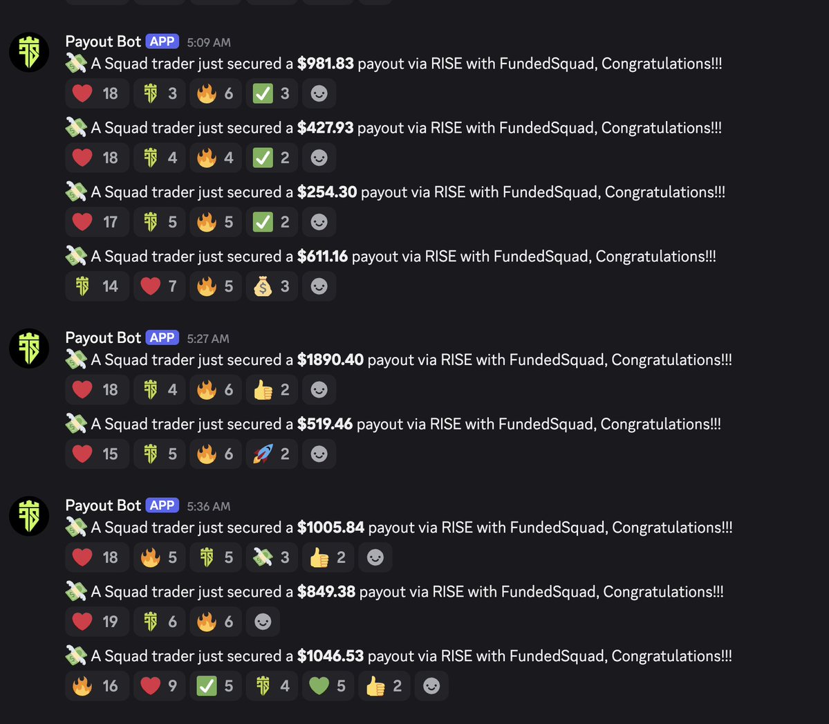 fundedsquad's tweet photo. 💰 PAYOUTS DON’T LIE. RESULTS SPEAK FOR THEMSELVES. 💰

At Funded Squad, youts are guaranteed when you follow the rules properly.

Just look at the screenshots below:

✅ Abhinandan Singh received $5,416
✅ Kaushal received $4,013
No excuses. No delays. No unnecessary hurdles.

The real question is:

What would you do if an extra $5,416 landed in your bank account today?
🏠 Pay off bills?
✈️ Take a vacation?
📈 Reinvest in your trading journey?
💎 Support your family or treat yourself?

At Funded Squad, we reward disciplined and profitable traders.

🚀 Your next payout could be the one we’re announcing.