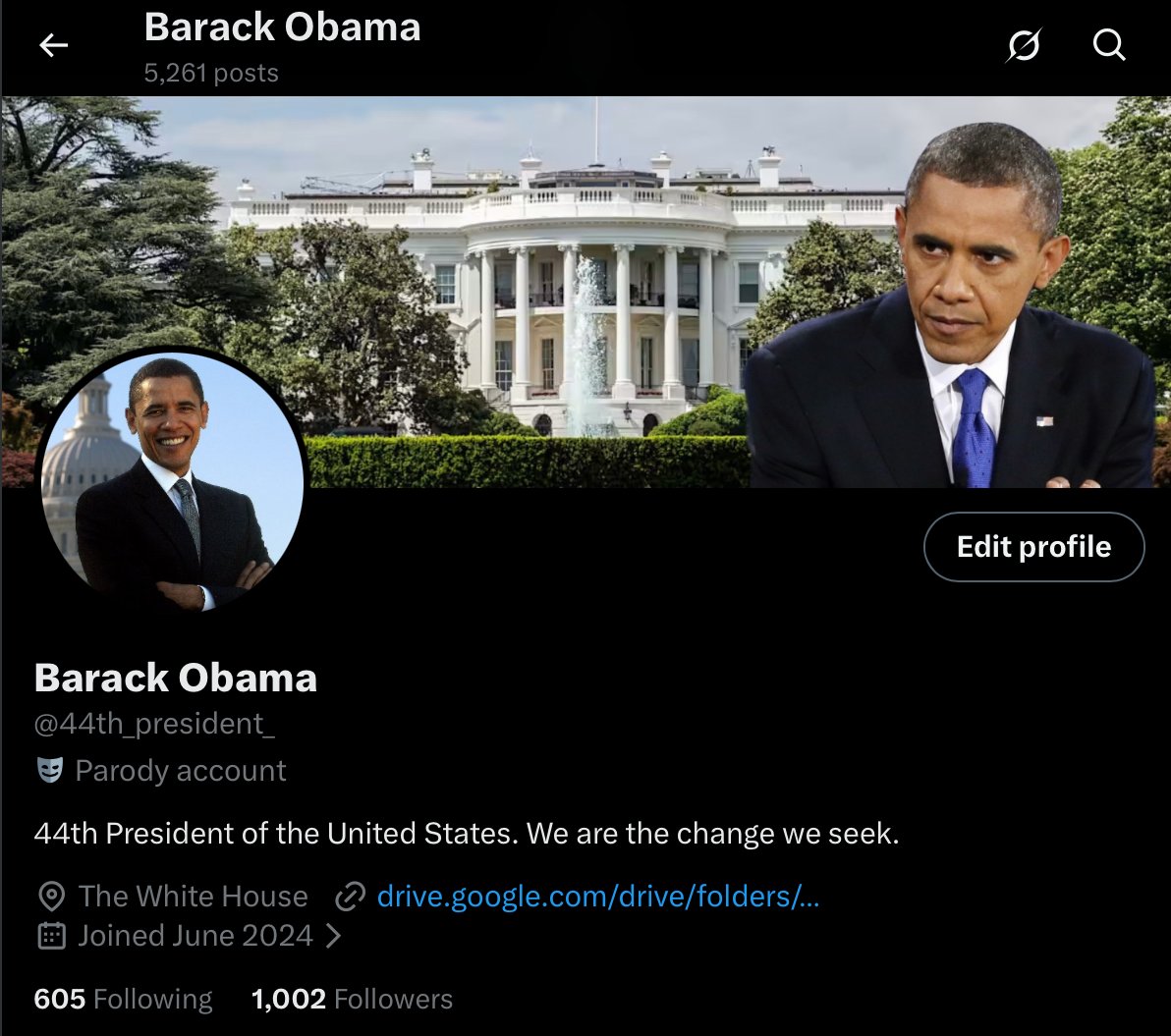 Barack Obama tweet media
