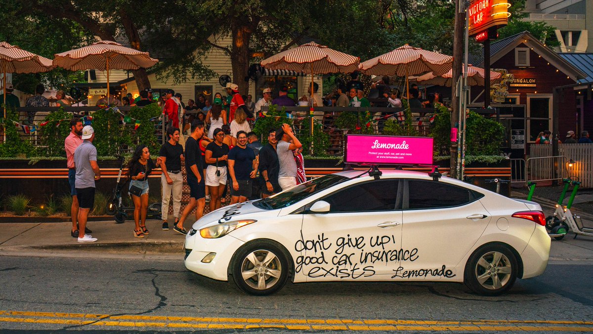 Firefly_Cities's tweet photo. During the World Cup, fan attention moves fast. ⚽

@Lemonade_Inc  is meeting the moment with a multi-market FIFA World Cup 2026 campaign, bringing digital tops and wrapped cars across fan zones, watch party routes, and high-traffic streets.🚘

#Firefly #OOH #DOOH #WorldCup2026 https://t.co/n9ByDLkAIm