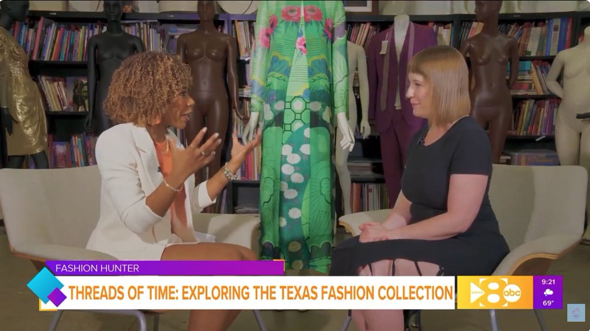 UNTnews's tweet photo. The Texas Fashion Collection at #UNT is one of the nation’s largest university-based historic fashion archives. Join @erinhuntertv, host of Fashion Hunter on @wfaa, for a behind-the-scenes look: https://t.co/p5P5MWibOb https://t.co/GBvnPmTwKM