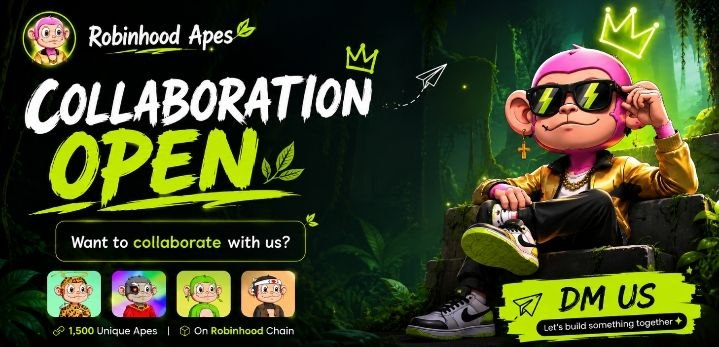 robinhood_apes's tweet photo. Collaboration requests are open🐒

Seeing a lot of love and DMs from different communities!

 appreciate everyone reaching out.

We’re looking to connect with:
• Strong communities
• Old OGs
• Genuine builders

If you want to collaborate with the jungle, DM us🦍🌴

Let’s build something together.