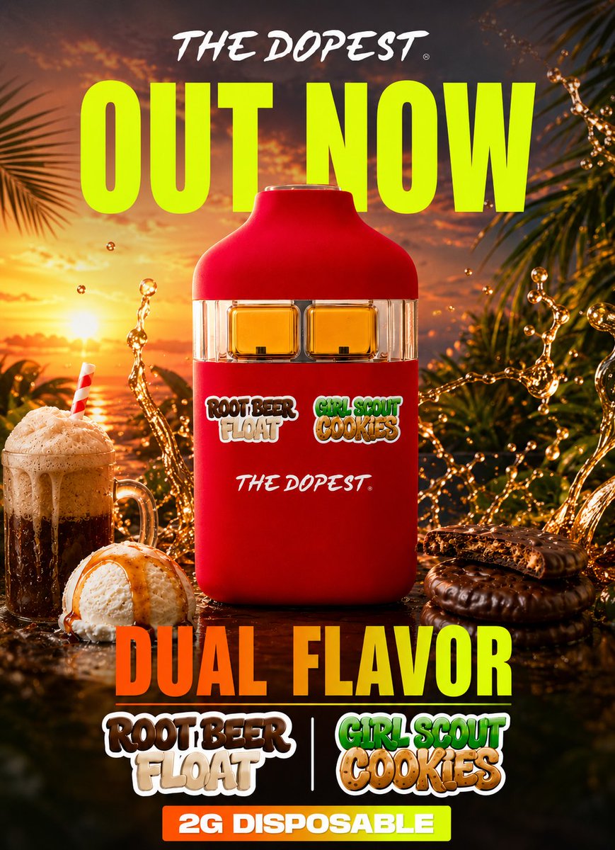 root beer float disposable vape X GIRL SCOUT COOKIES new 2g OUT NOW #thedopestshop #vape #disposable #summer Flavour:Miami Mint NIC Control Product Enhancement Foger Switch Pro 30K