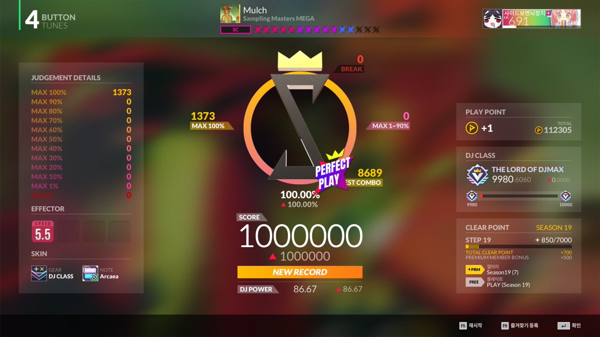 _SideStop's tweet photo. 간만에 리듬성과ㅠㅠ 새로나온 sc12들 맛있게 먹기
#DJMAX https://t.co/9MprDwRriD