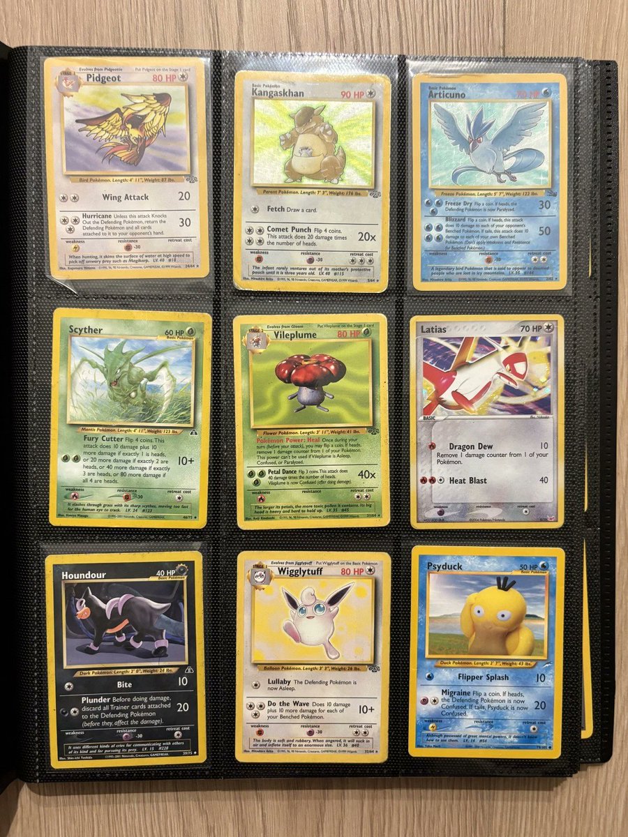 PokemonDailyTCG's tweet photo. Pokemon TCG WOTC collection binder with over 200 cards. Binder included.

Ends Wednesday

https://t.co/vOOclAuE9z

#ad #Pokemontcg #Pokemon #PokemonCards https://t.co/VgeZm0yUWT