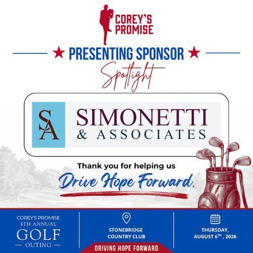 Simlawgroup's tweet photo. Proud to be the Presenting Sponsor of the 4th Annual Corey's Promise #Golf Outing at Stonebridge Country Club on August 6, 2026! ⛳ 

Together, we're Driving #Hope Forward.

https://t.co/PA4MmdD8NE https://t.co/Naj7kBWYnh