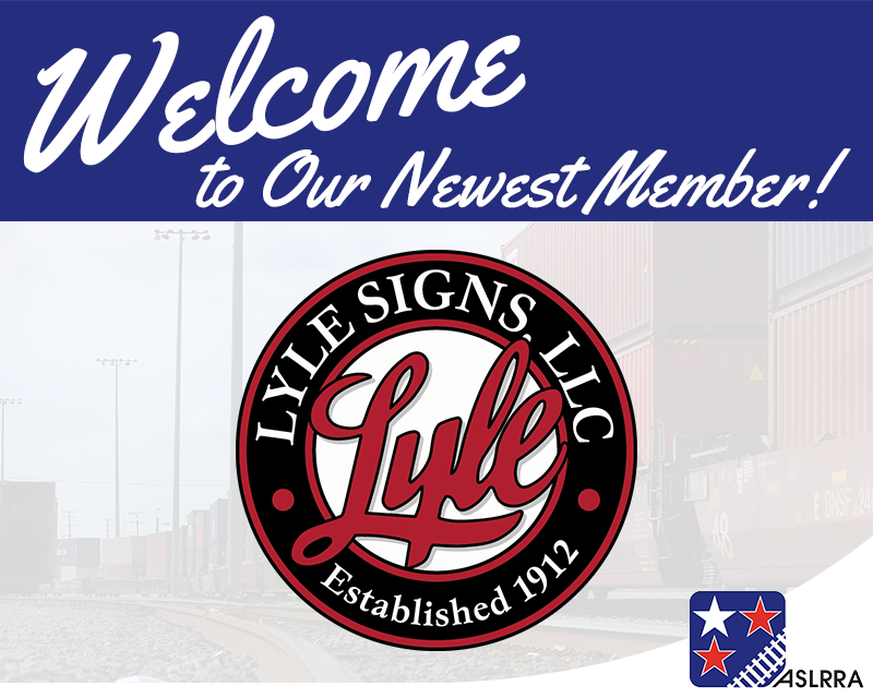 ASLRRA's tweet photo. Welcome to new member Lyle Signs!

Lyle Signs, LLC provides a comprehensive range of railroad regulatory, operational, and safety signage, including crossing signage (crossbucks), FRA-compliant markers, yard warnings and facility and terminal safety signs. Lyle also produces fully custom signs to meet unique railroad and site requirements. Over the years, Lyle has supplied major North American operators, including BNSF, Genesee & Wyoming Inc., Patriot Rail, Union Pacific and Watco. 

https://t.co/2Yv8ispBYY