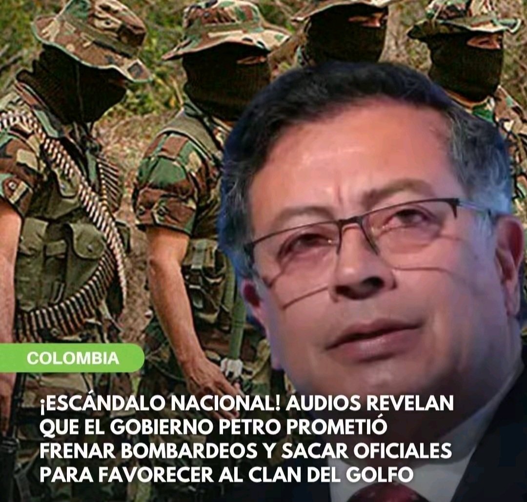 tatoamericano's tweet photo. Gustavo Petro tiene que responder por cada policía y soldado que en estos 4 años fueron asesinados por el Clan del Golfo. https://t.co/Y94qjLw9uk