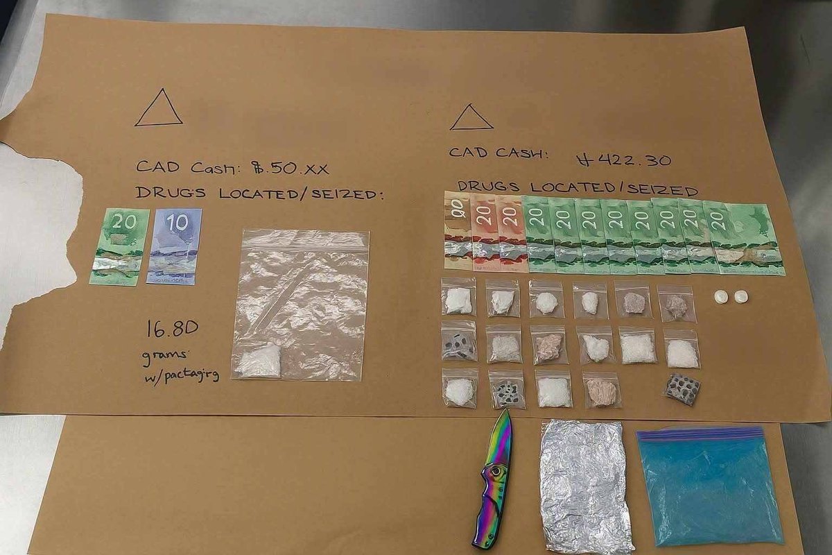 ReporterDan's tweet photo. The @VancouverPD unironically shared this image to brag about a drug bust https://t.co/FetUYBypZB