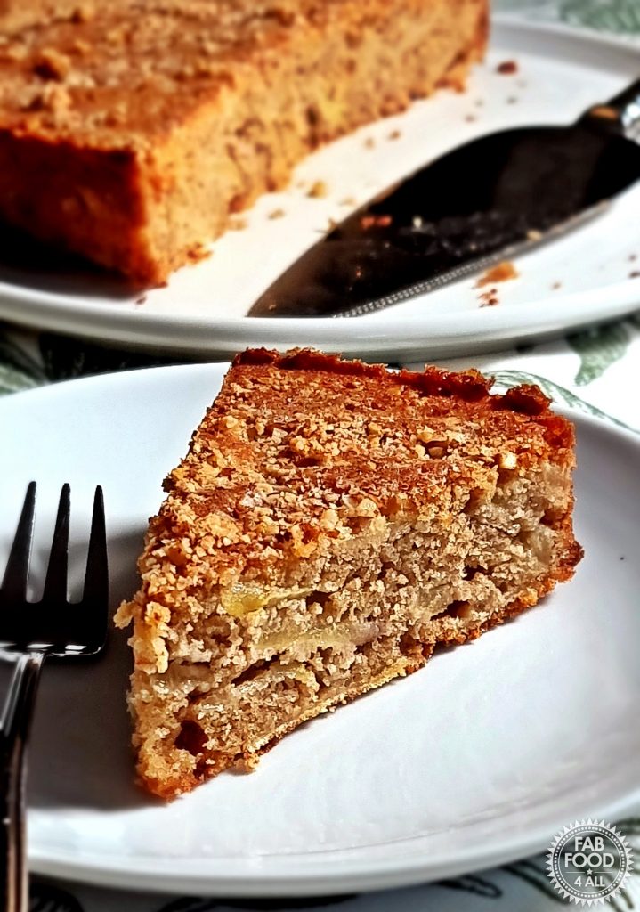 FabFood4All's tweet photo. Lillian's Apple Cake is a simple Danish apple and cinnamon cake topped with almonds. With a crumbly outer and moist interior this has been a favourite of mine since childhood. https://t.co/4ZOPMWwleS #applecake #appleandcinnamon #danish #baking #cake https://t.co/eTzNFn7RyR