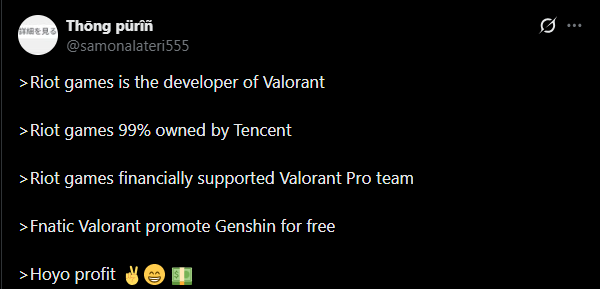 zellenoid's tweet photo. Let's start with the debunk, shall we?
Left is someone's statement right is the fact check
#Genshinimpact #Hoyoverse #Riotgames #Valorant #Factchecks https://t.co/RzeEf0HiPU
