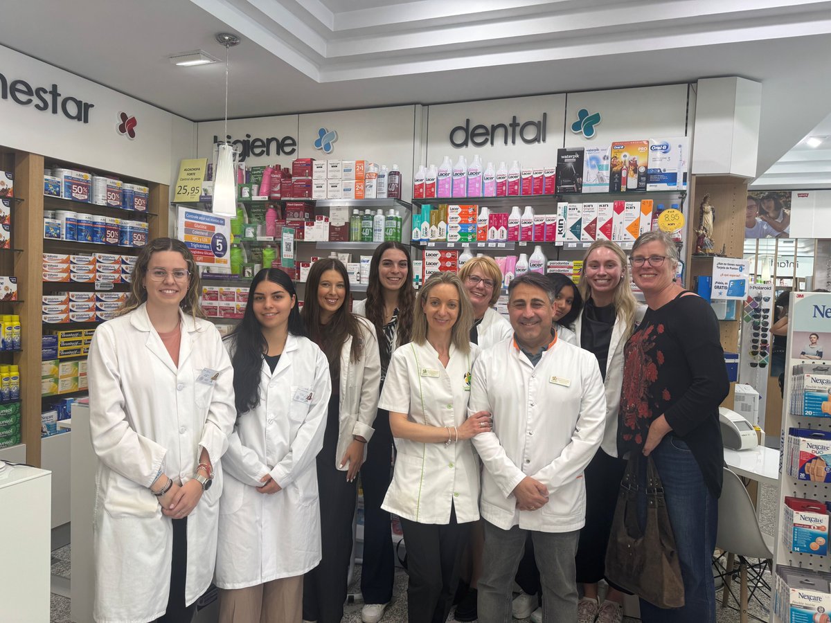 UFPharmacy's tweet photo. Last month, 9 @UF pharmacy students ventured to Madrid, Granada and Málaga, Spain, as part of PharmSpain, a short study abroad trip hosted by the UF College of Pharmacy. Learn more about the trip from its participants: https://t.co/hHPcI8jO6u https://t.co/mZtMgTkVJu