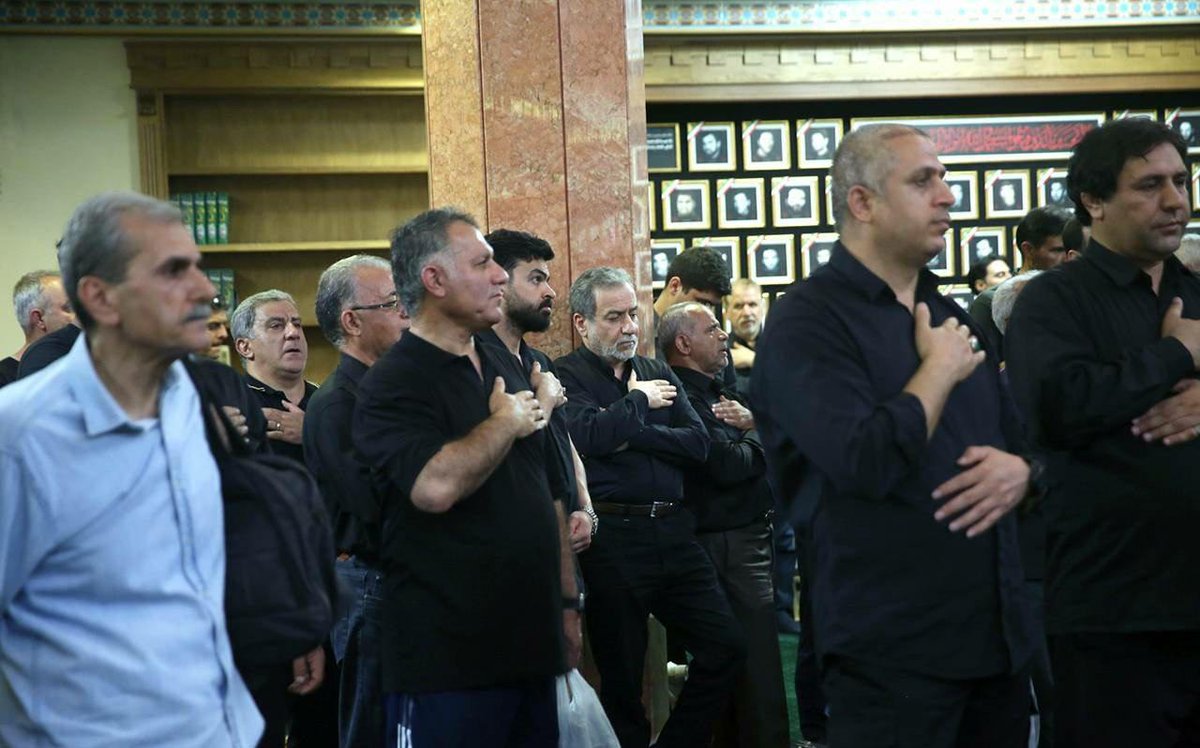 TehranTimes79's tweet photo. FM @araghchi attended #Ashura mourning ceremony https://t.co/8q82X3Ku5v