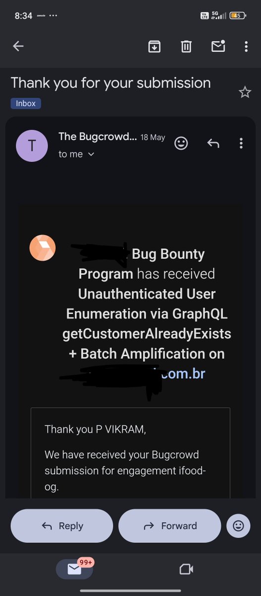 Waterbottle792's tweet photo. Ok, time to start showing myself.

Before college starts again, I'm sharing what I worked on during my vacation—one post at a time.

Vacation recap (Part 1): Bug Bounty 

• Submitted 10 bug reports
• Findings ranged from Low → High → Expert severity
• Reported an unauthenticated API exposure that could have exposed data related to ~39,070 investors & employees
• Explored CORS, GraphQL user enumeration, subdomain takeovers, CI/CD supply chain risks, excessive GitHub permissions, CSP, OAuth, auth flaws & information disclosure.
The biggest lesson?
Bug bounty isn't just about finding bugs.
It's about understanding how applications are built.

I spent hours reading JavaScript, tracing APIs, understanding authentication flows, and mapping business logic.

Not every report gets accepted.
Not every report earns a bounty.

But every report makes you a better security researcher.

More vacation projects coming over the next few days.

#BugBounty #CyberSecurity #AppSec #SecurityResearch