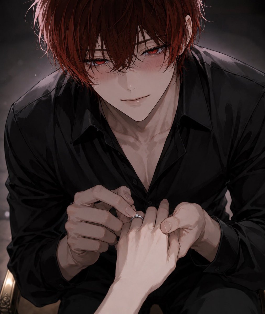 dby81rt's tweet photo. #ﾇの四飼AIイラスト生成集 
できたよ♡
指輪嵌めるとこ違ったりして意外と難しい😭😭
多少は甘く見てね🥺 https://t.co/ljI45OrhDu