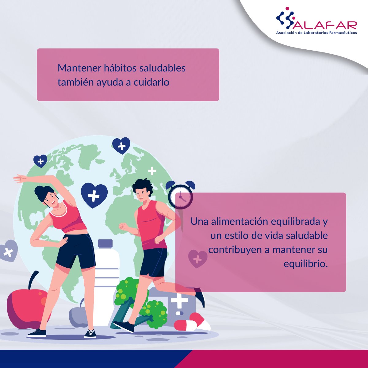 alafar_ecuador's tweet photo. El microbioma está formado por microorganismos que desempeñan funciones importantes para nuestro organismo. La ciencia continúa descubriendo su impacto en la salud y el bienestar. #Microbioma #ALAFAR https://t.co/39UYW4PyRD