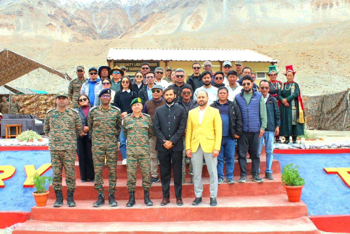 firefurycorps's tweet photo. 📚🇮🇳 Opening Doors to Learning in Ladakh

On 25 June 2026, under Operation Sadbhavana, Fire & Fury Corps dedicated a modern library at Tangtse in the presence of Shri Nitish Rajora, IAS, Deputy Commissioner, Changthang District.

Equipped with around 1,500 books and essential amenities, the library will provide students and local residents with a conducive environment for reading and learning, particularly during the harsh winter months. The initiative aims to enhance access to knowledge and educational opportunities for the community.

@adgpi
@NorthernComd_IA
@ANI
@prodefleh
@dio_leh
@lg_ladakh

#OperationSadbhavana #IndianArmy
#FireAndFuryCorps
#Ladakh
#Education
#YouthEmpowerment #NationBuilding