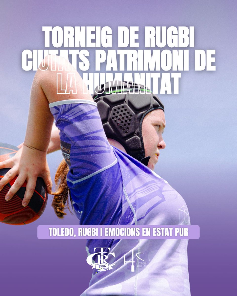 RugbyTarragona's tweet photo. 🏉 Rugbi entre Ciutats Patrimoni

Els nostres voltors van viatjar a Toledo per disputar el Torneig de Rugby Ciutats Patrimoni de la Humanitat.

Placatges, velocitat i una nova experiència compartint camp amb equips d’altres ciutats 💜🦅

Una gran manera de tancar la temporada. https://t.co/e340AN2AJ8