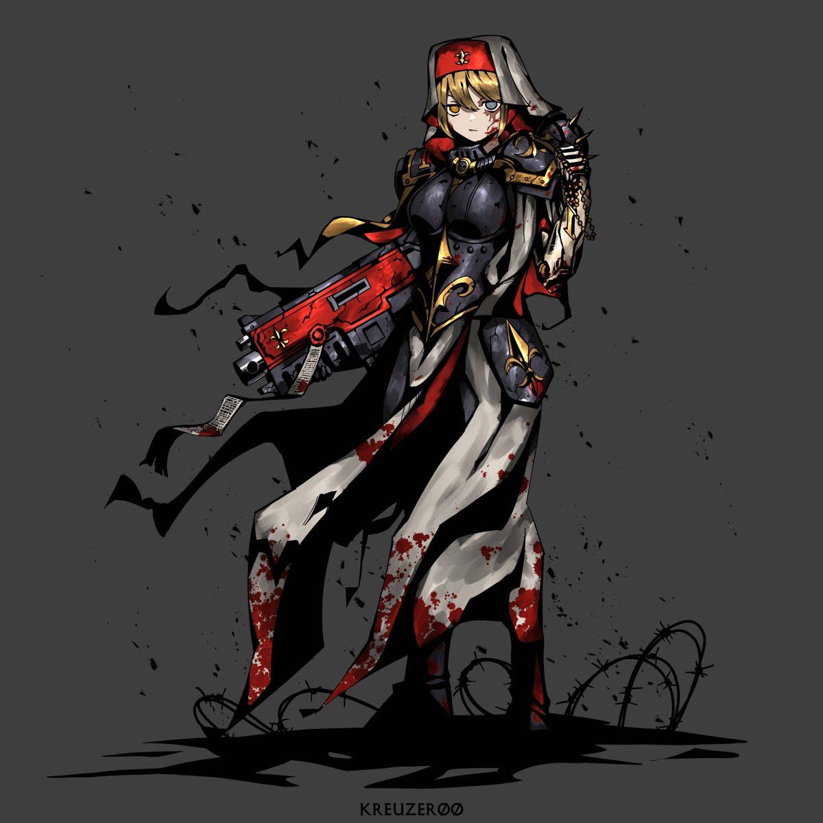 Kreuzer00's tweet photo. Sister Hospitaller

Commissioned by @LotusRegalis https://t.co/fbzoKm88sn
