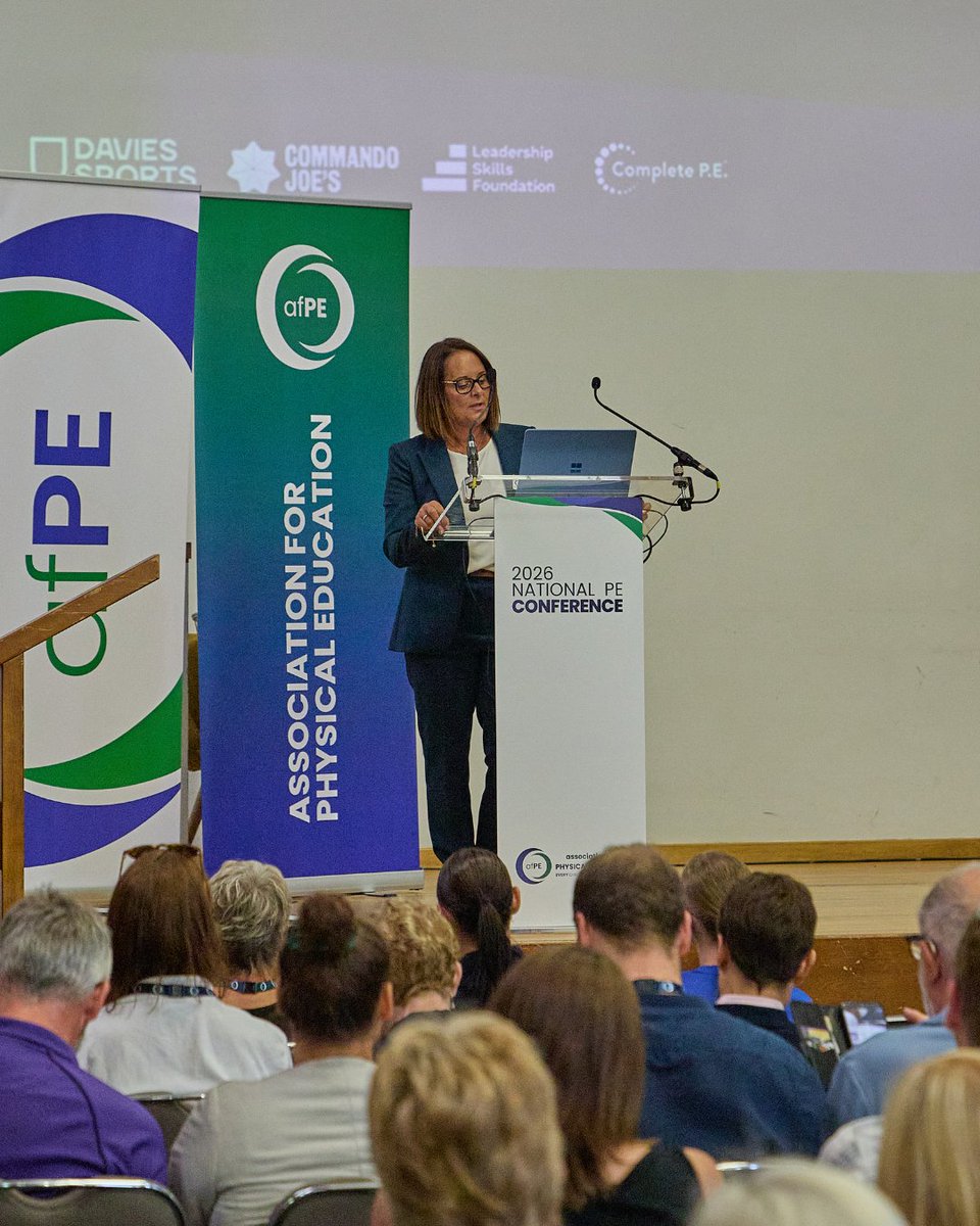 afPE_PE's tweet photo. What a day! 💙

Thank you to everyone who attended, presented, exhibited and supported the afPE National PE Conference 2026, and to our sponsors for making it possible.

Together, we're championing PE and making a difference for young people every day.

#afPEConference2026 #PE https://t.co/wGkTBKwsNX
