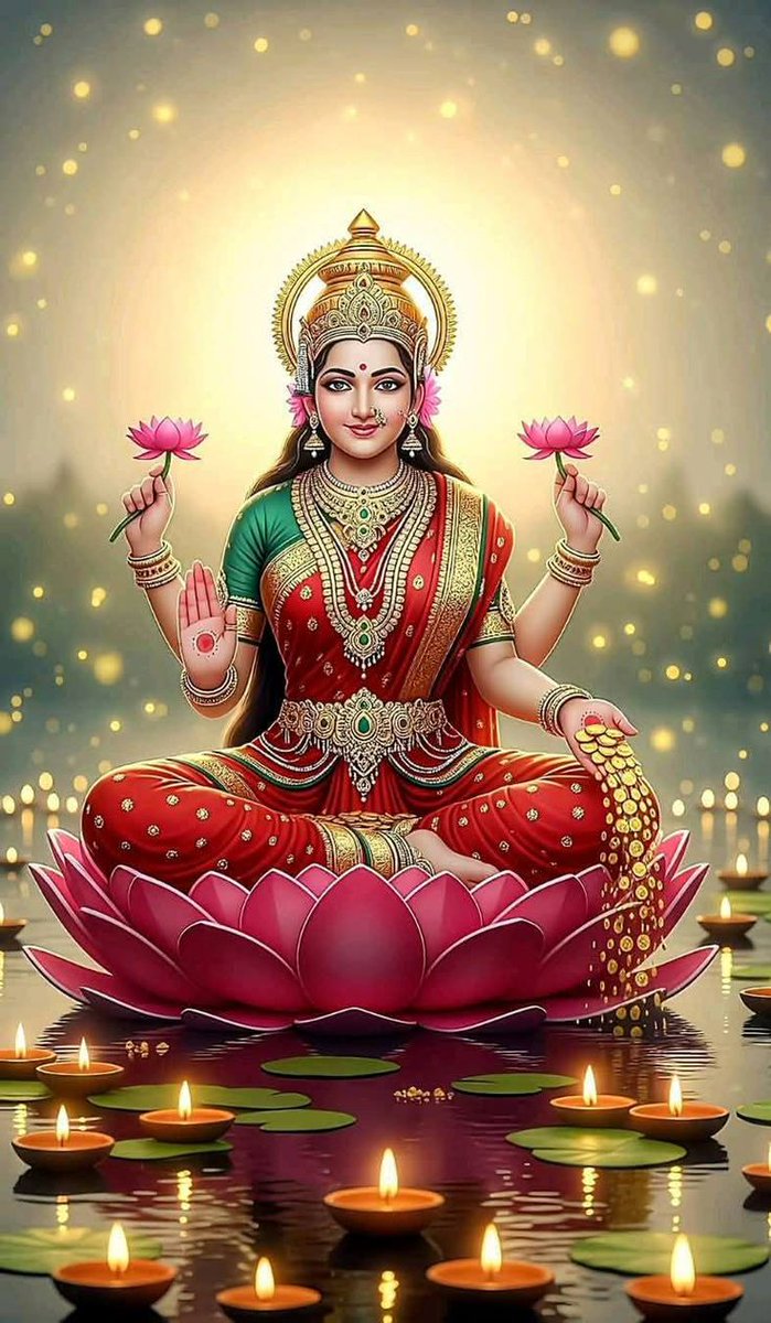 LB_Jain1234's tweet photo. 💙 

‼️ श्री महालक्ष्मी मधुर स्तुति ‼️ 

​कनक-वरन , कमलासन राजत , अद्भुत रूप सुहाया है❗ 

मन्द-हास मुखमण्डल सोहे , अमिय-रस बरसाया है‼️ 

​सिंधु-सुता नारायण-प्यारी , कर में कंचन-थार सजे❗ 

जिस आँगन तव चरण पड़ें माँ , वहाँ सकल सुख-साज बजे‼️ 

​ऋद्धि-सिद्धि नव-निधि की दाता , तुम हो जीवन का श्रृंगार❗ 

अन्तरघट का तिमिर मिटाकर , भर दो वैभव की बौछार‼️ 

​करुणा की एक दृष्टि डालो , हे कल्याणी , हे वरदे❗ 

शरण तुम्हारी आए माता , मन का सूना कोना भरदे‼️ 🙌 ~💙

~छुअन

​✨ ‼️ॐ महालक्ष्म्यै नमः‼️ ✨