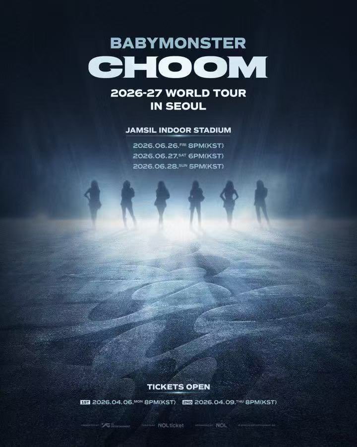 approvedproxy's tweet photo. 2026-27 BABYMONSTER
WORLD TOUR「춤(CHOOM)」IN SEOUL
ベビモン ソウルコン コンサート チケット 代行 代理

日付🗓️
6/27-28

会場🏟️
JAMSIL INDOOR STADIUM

在庫販売🎟️
F1/F2
2F13/14/15/16
1列目/5列以内

証拠が提供されます
※希望公演日・ブロック・予算を明記の上、DMをお送りください https://t.co/T2JPhM4acm