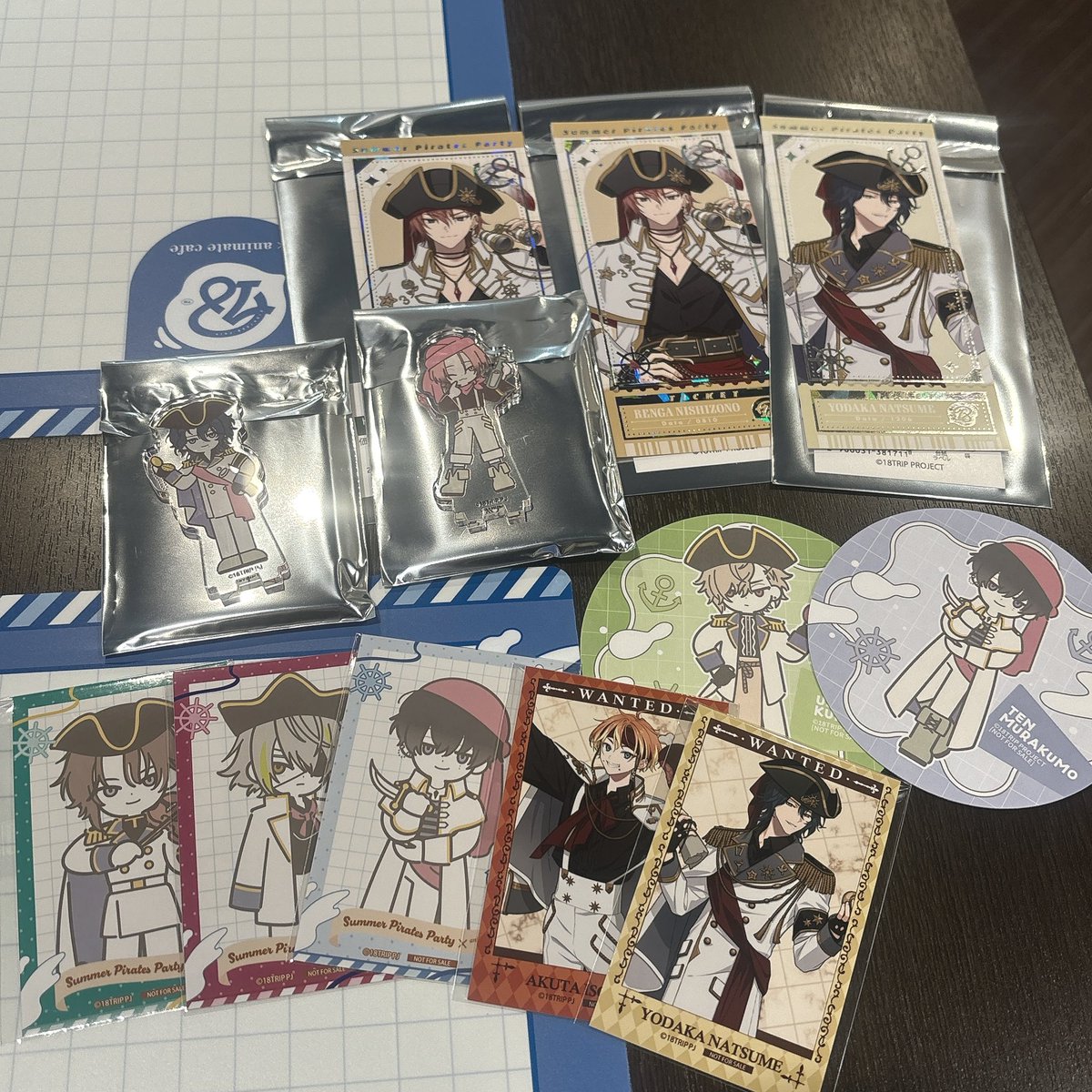 daike_65980's tweet photo. 【交換/譲渡】18TRIP エイトリ アニカフェ アニメイトカフェ ミニアクスタ 箔押しチケットカードB 特典

譲)画像

求)アクスタ:潜
コースター(デフォ):潜、來人
購入特典:等身潜、デフォ潜、來人
>決まり次第譲渡

全て各1求めです。帰宅後ID付き提示
お気軽にお声掛けください♪ https://t.co/qqNQH7Rlue