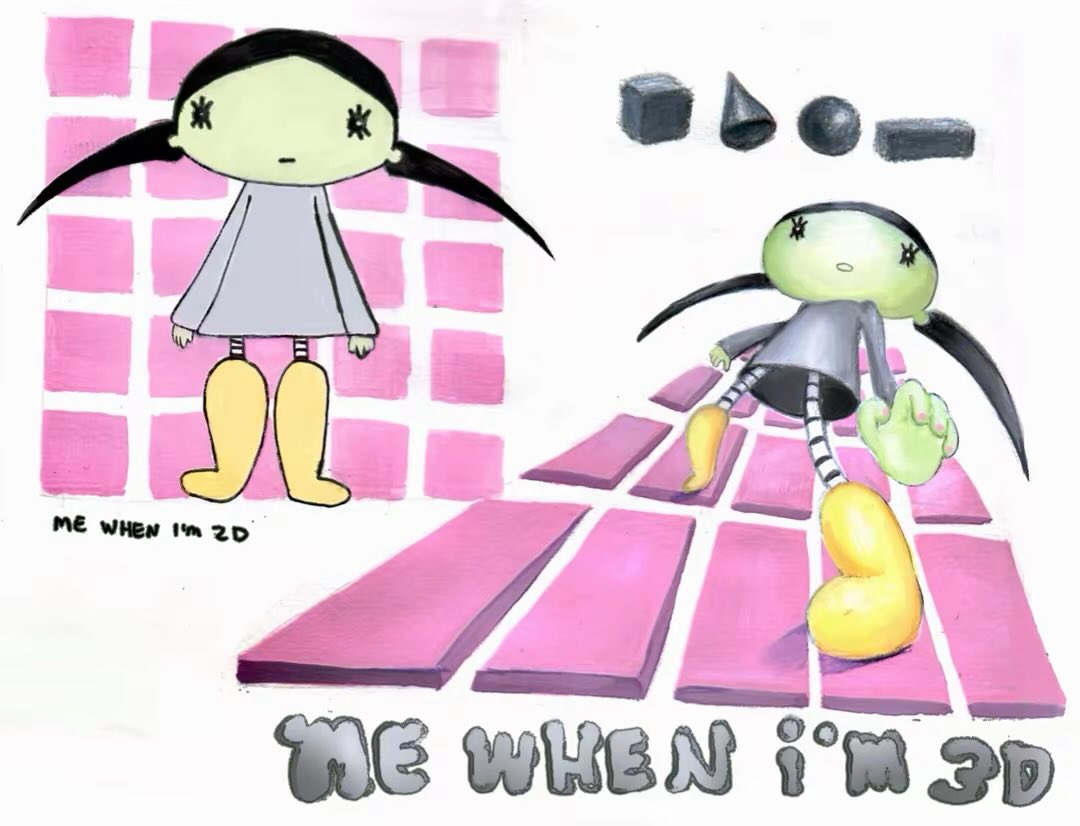 combjellie's tweet photo. me when i’m 2D
me when i’m 3D https://t.co/ZPKGQarYEx