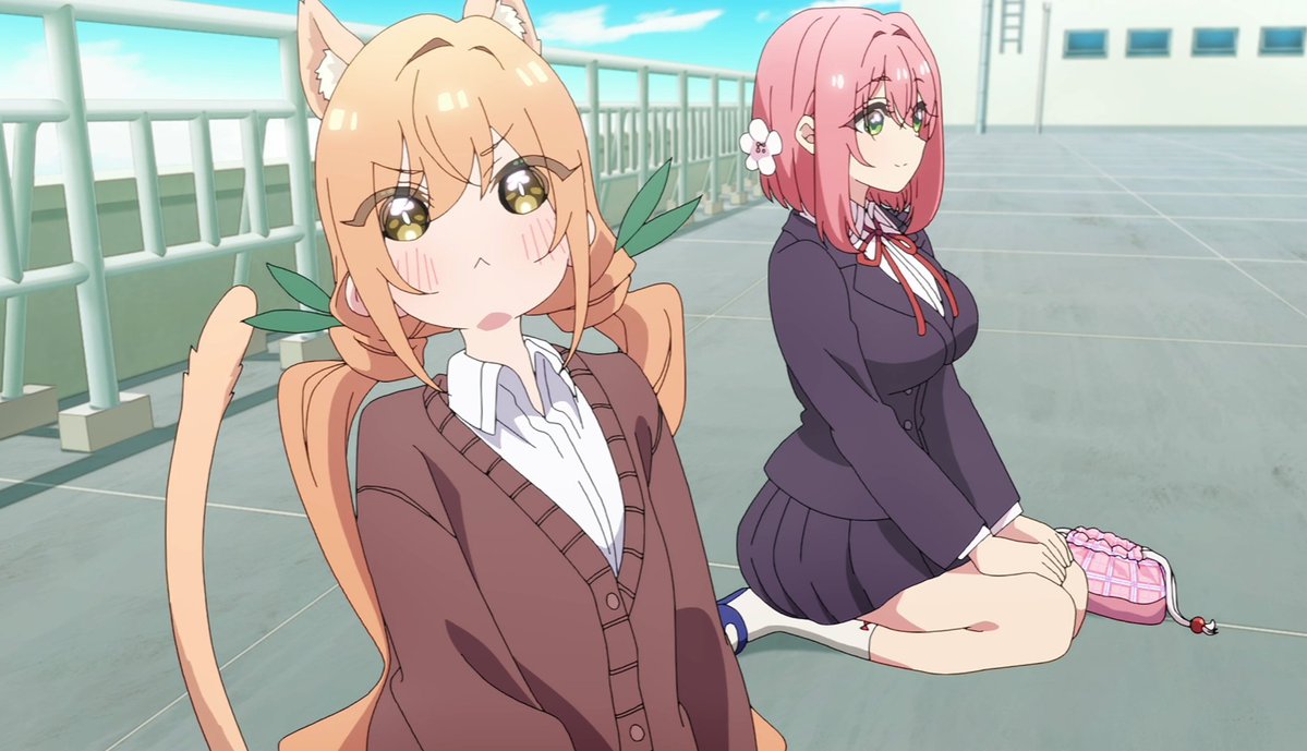 Hika_0004's tweet photo. ネコ唐音大好き
#アニメ100カノ https://t.co/1pYEHsnrnK