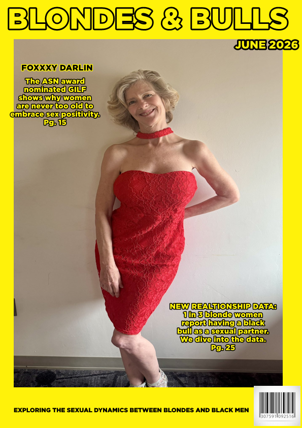 OrangeFanArt1's tweet photo. Blonde bombshell @FoXXXyDarlin graces the June 2026 cover of Blondes and Bulls magazine

#queenofspades #qos #snowbunny #blacked #gilf #blondes #blackedgilfs #blackedblondes #fakemagazinecover https://t.co/KVbY4jGrcA